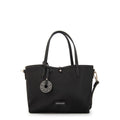 Cartera Dos Asas Reversible Moira Nylon Negro