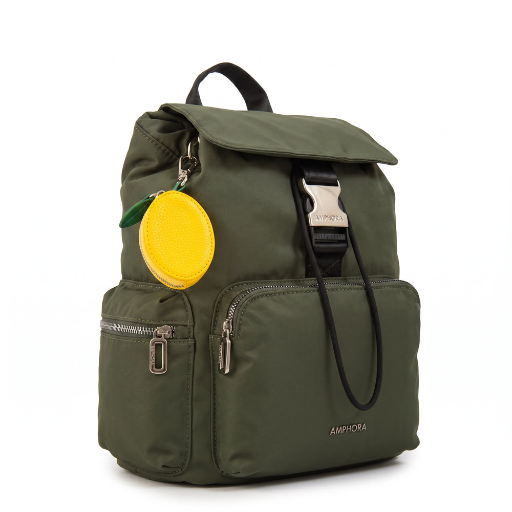 Mochila Lima Nylon Verde Oliva