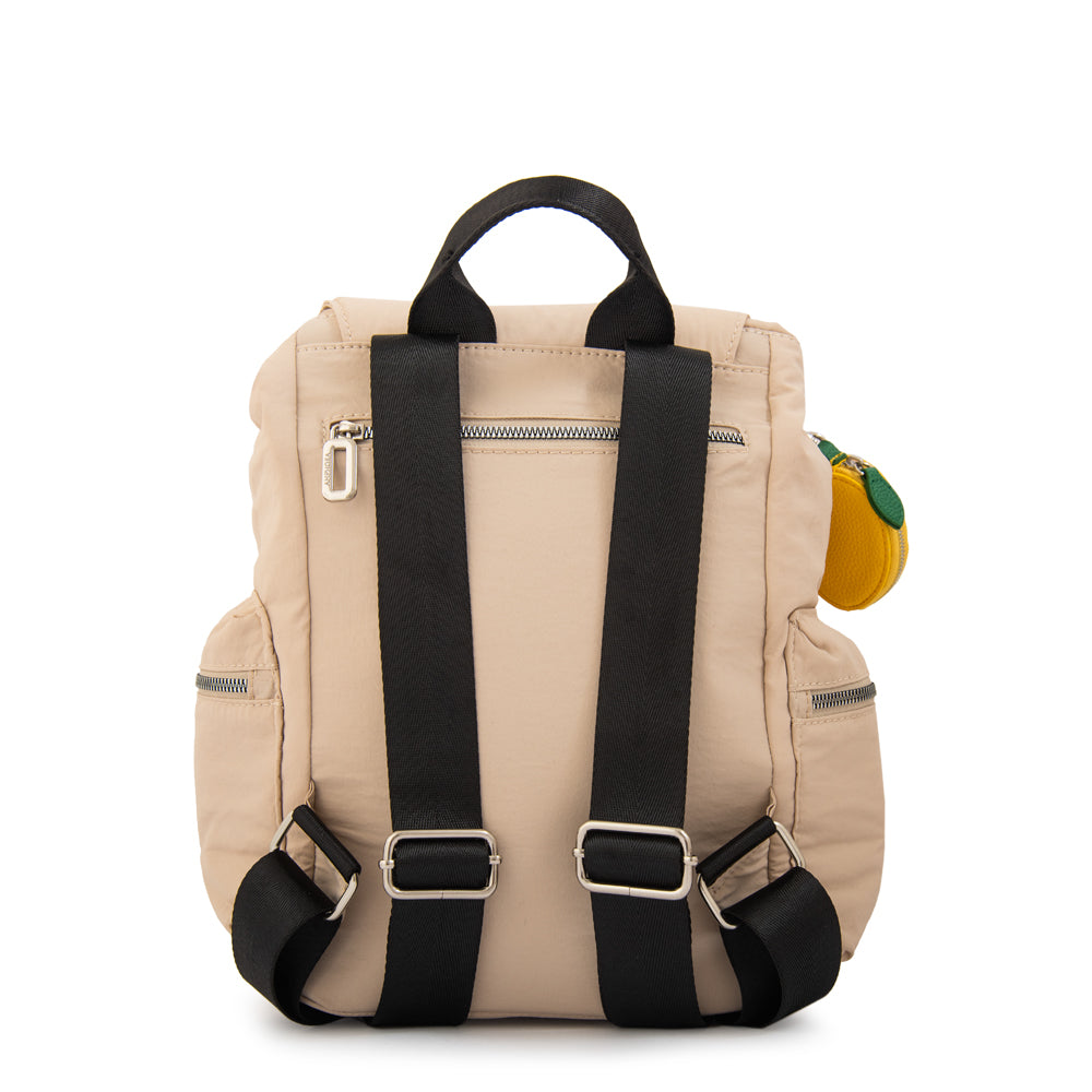 Mochila Lima Nylon Blanco Crudo