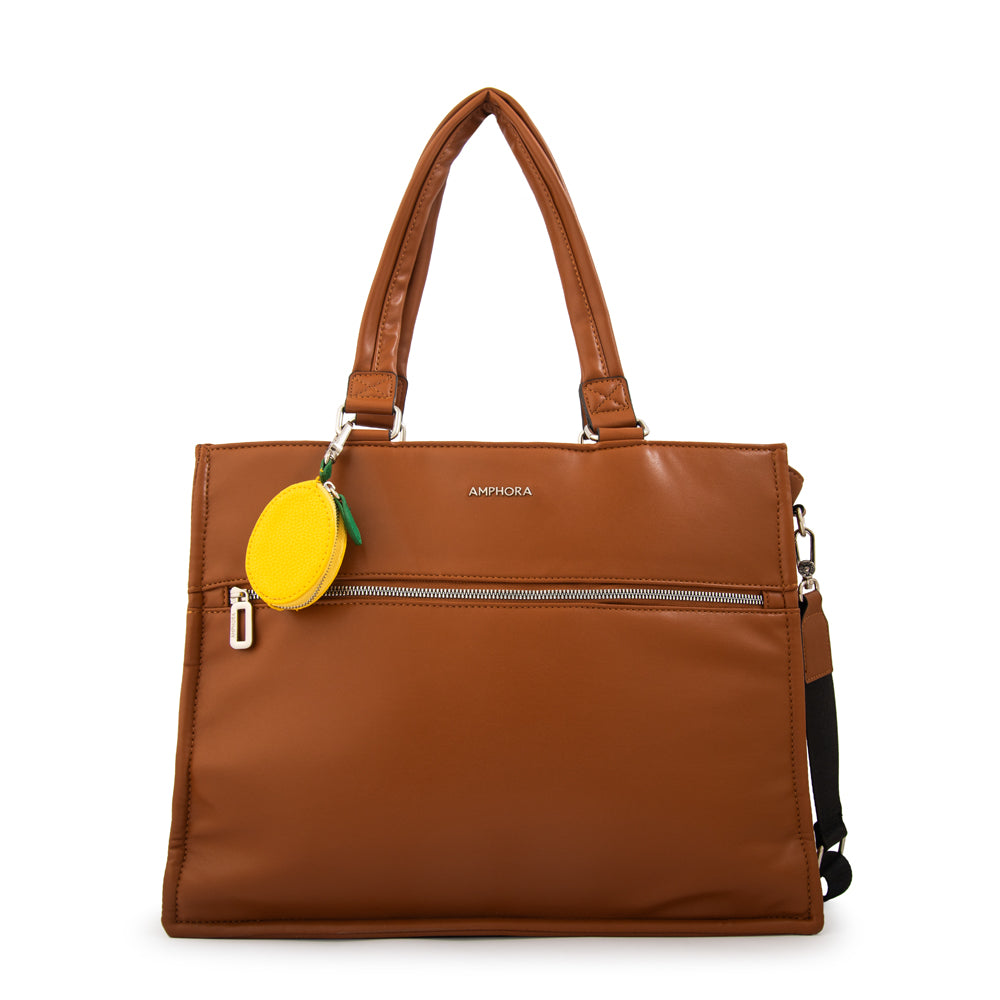 Cartera Dos Asas Portalaptop Lima Café