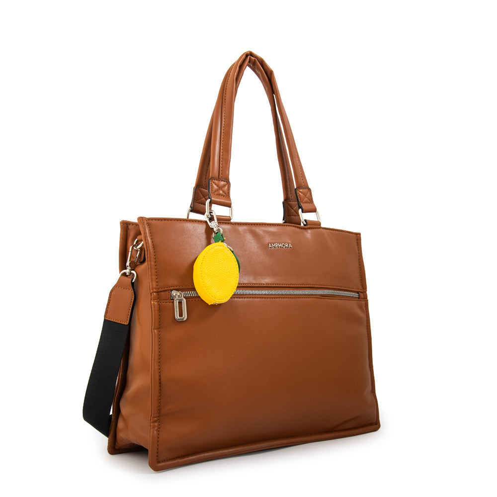 Cartera Dos Asas Portalaptop Lima Café