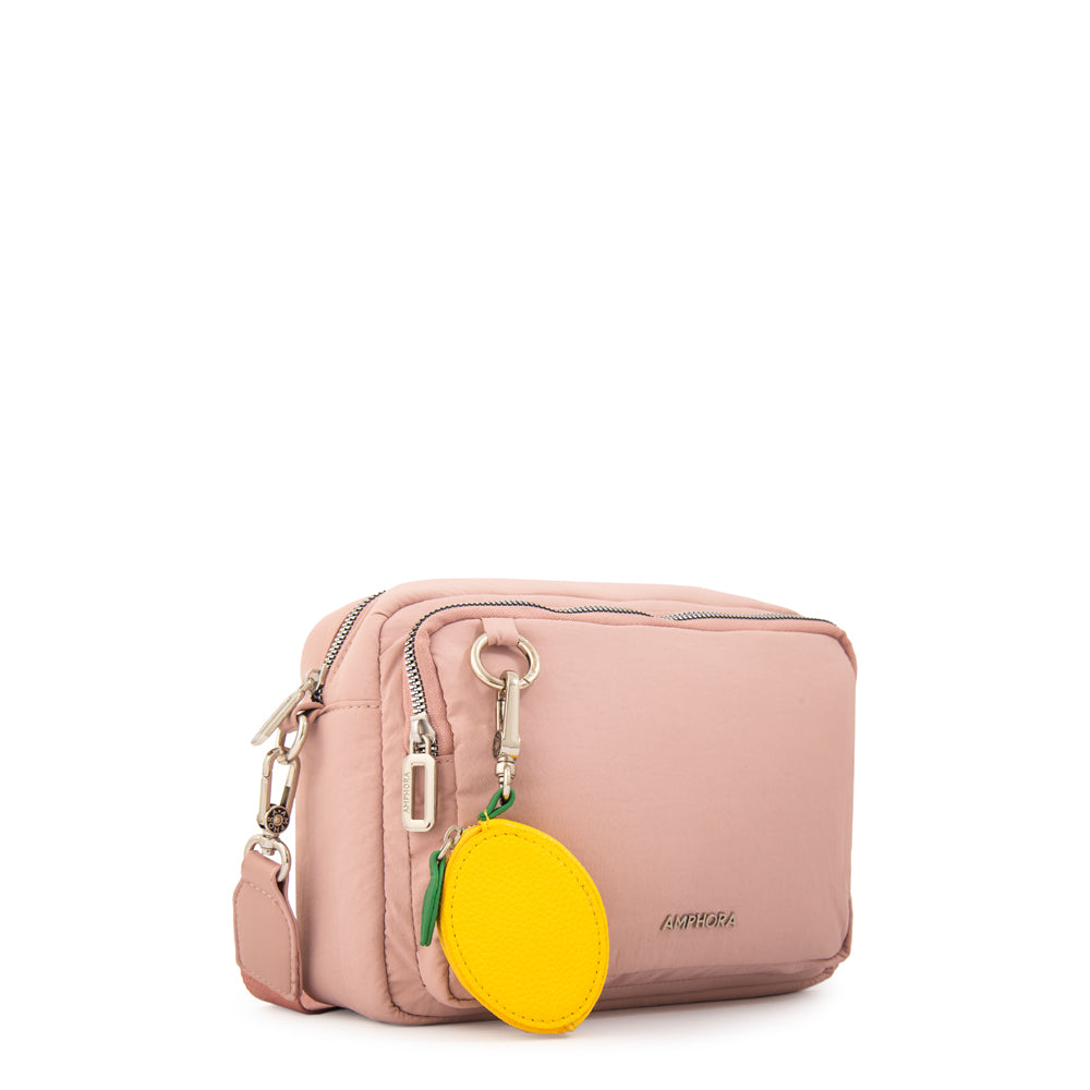 Crossbody Lima Nylon Blanco Crudo