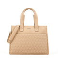 Cartera Dos Asas Portalaptop Durian Nylon Beige