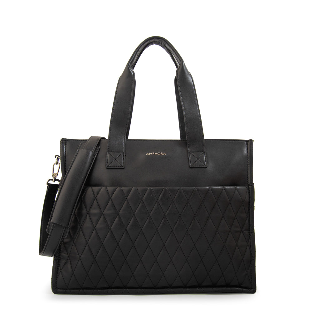 Cartera Dos Asas Portalaptop Durian Negro