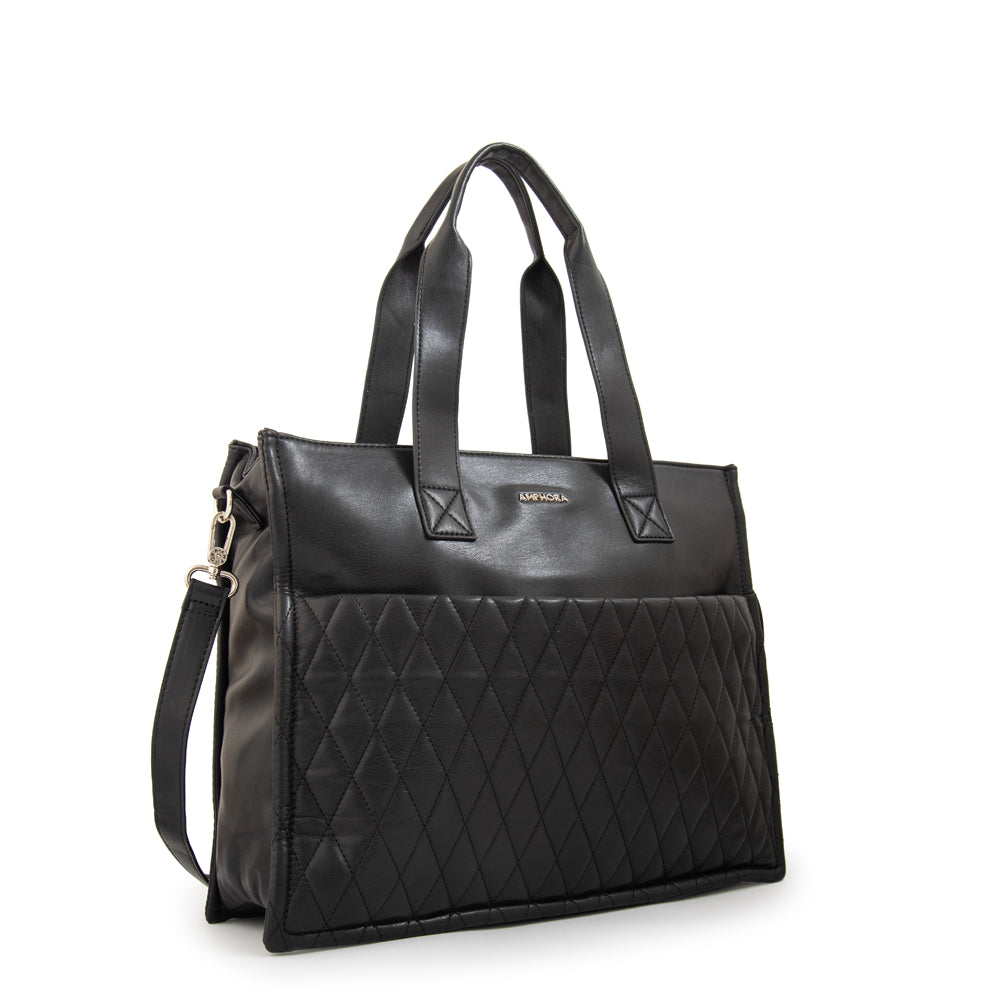 Cartera Dos Asas Portalaptop Durian Negro