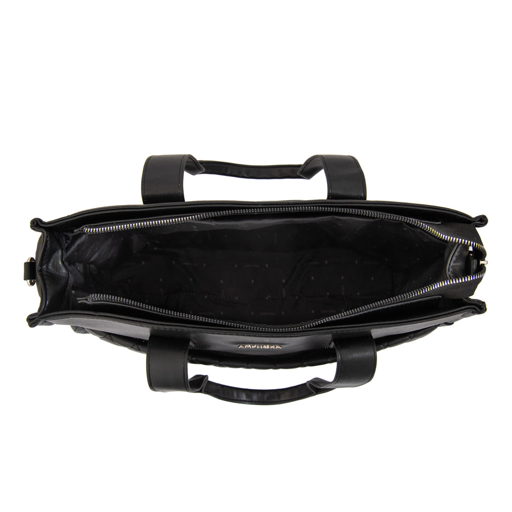 Cartera Dos Asas Portalaptop Durian Negro