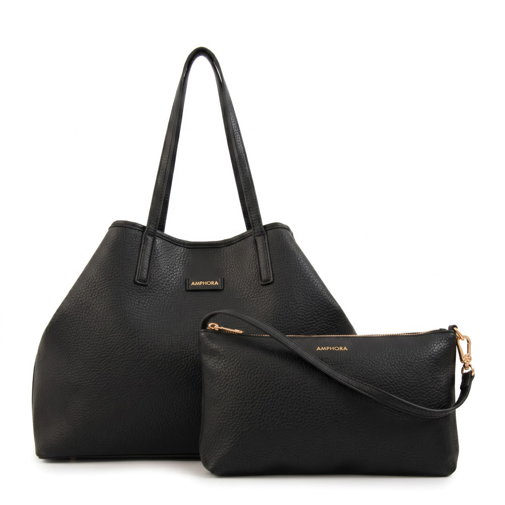 Cartera Dos Asas Eva Negro