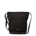 Cartera Corte Recto Gigi Tejido Negro