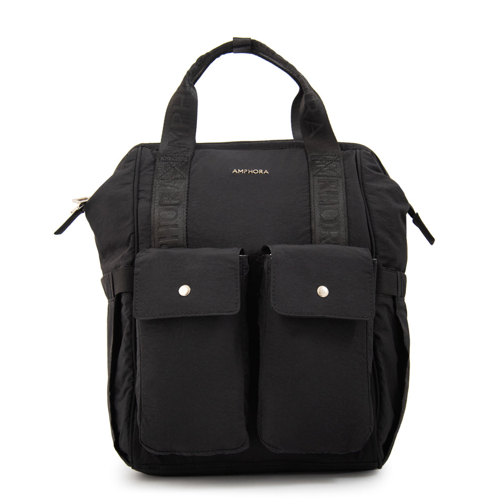Mochila Pañalera Lucrecia Negro