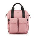 Mochila Pañalera Lucrecia Rosado