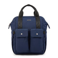 Mochila Pañalera Lucrecia Azul Oscuro