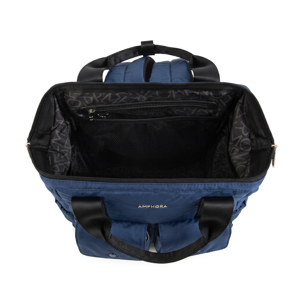 Mochila Pañalera Lucrecia Azul Oscuro