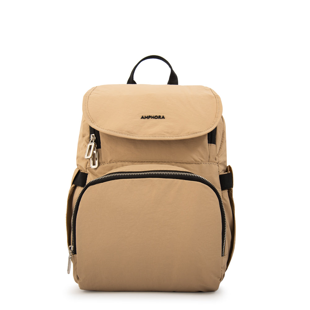 Mochila Pañalera Duna Nylon Beige