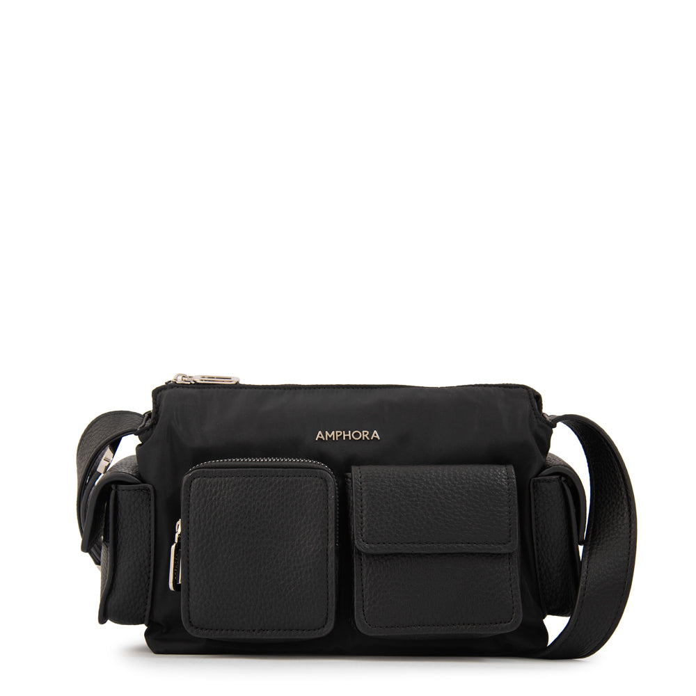 Crossbody Daya Nylon Negro
