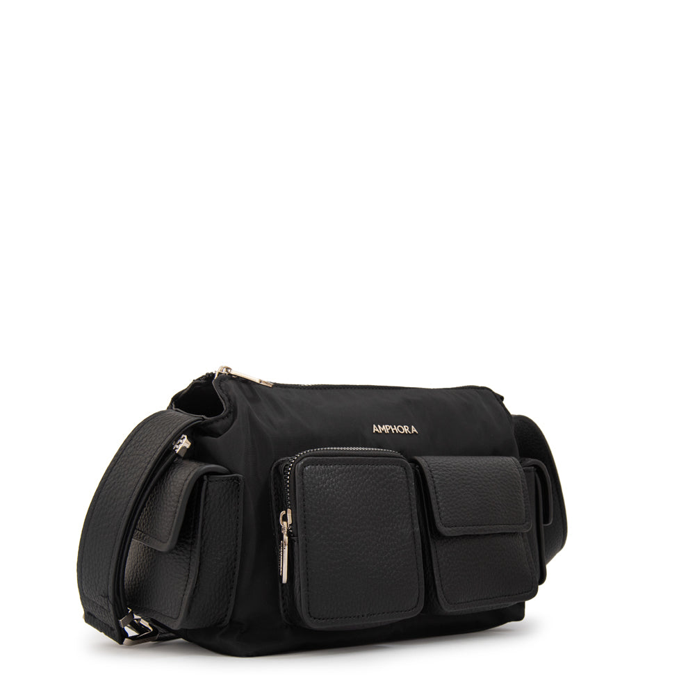 Crossbody Daya Nylon Negro