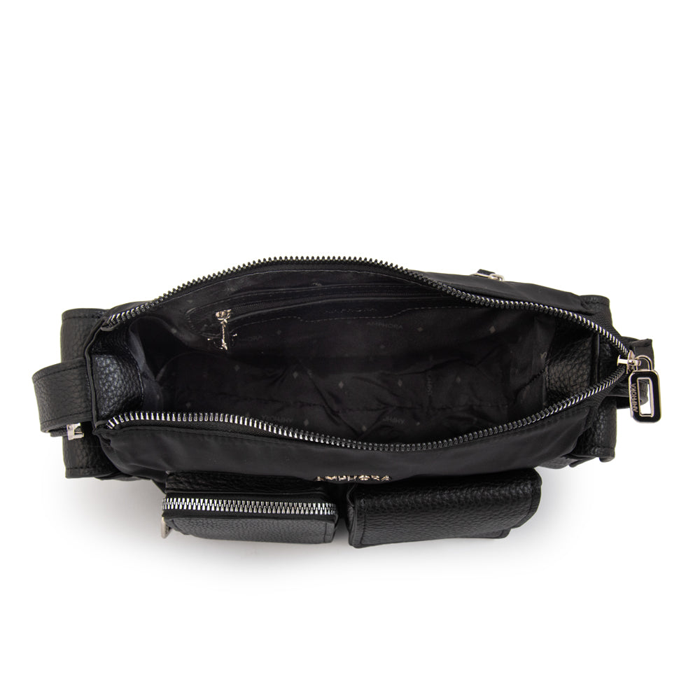 Crossbody Daya Nylon Negro