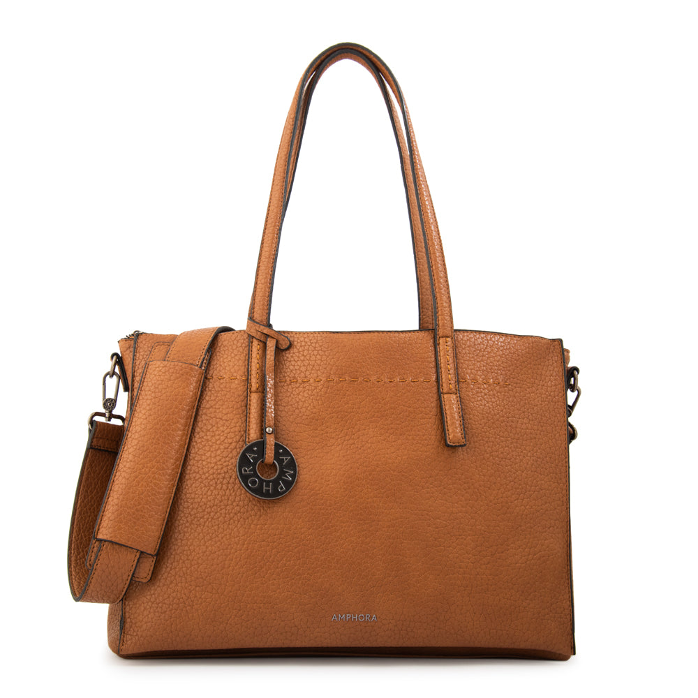 Cartera Dos Asas Portalaptop Ignacia Café