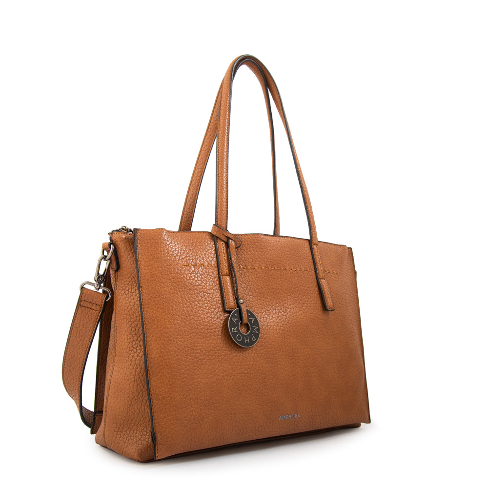 Cartera Dos Asas Portalaptop Ignacia Café