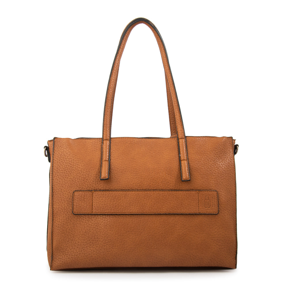 Cartera Dos Asas Portalaptop Ignacia Café