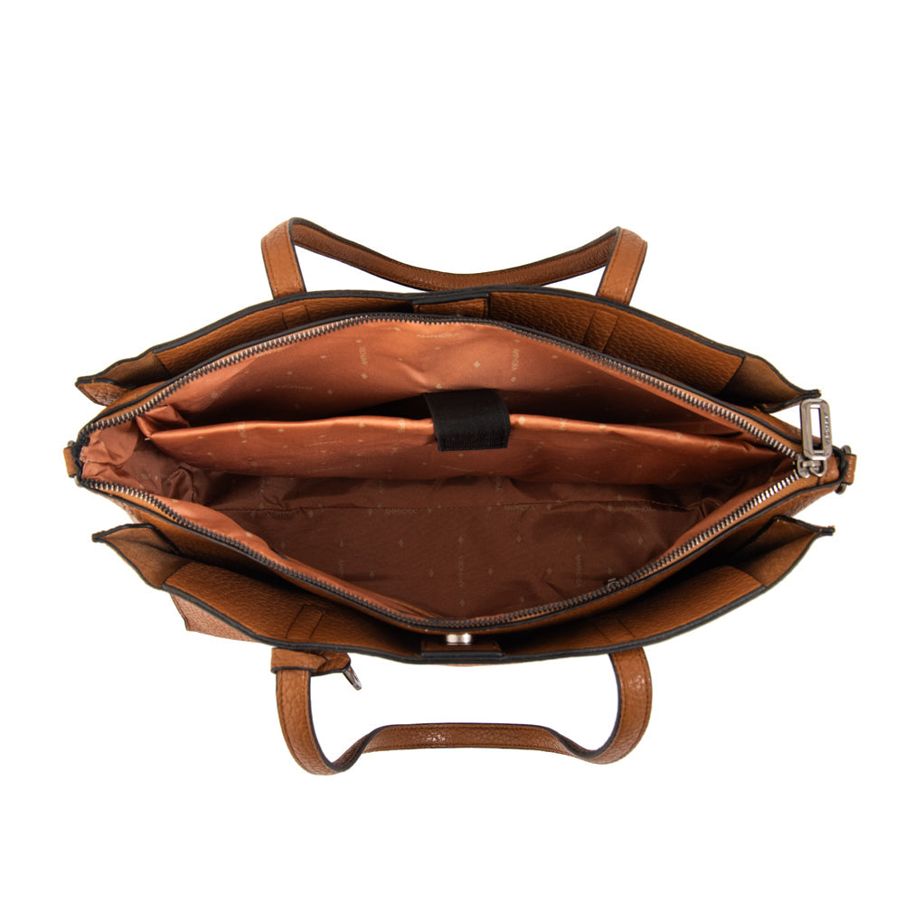 Cartera Dos Asas Portalaptop Ignacia Café