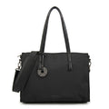 Cartera Dos Asas Portalaptop Ignacia Nylon Negro
