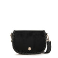 Crossbody Sarina Gamuzado Negro