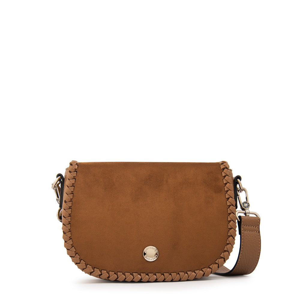 Crossbody Sarina Gamuzado Café