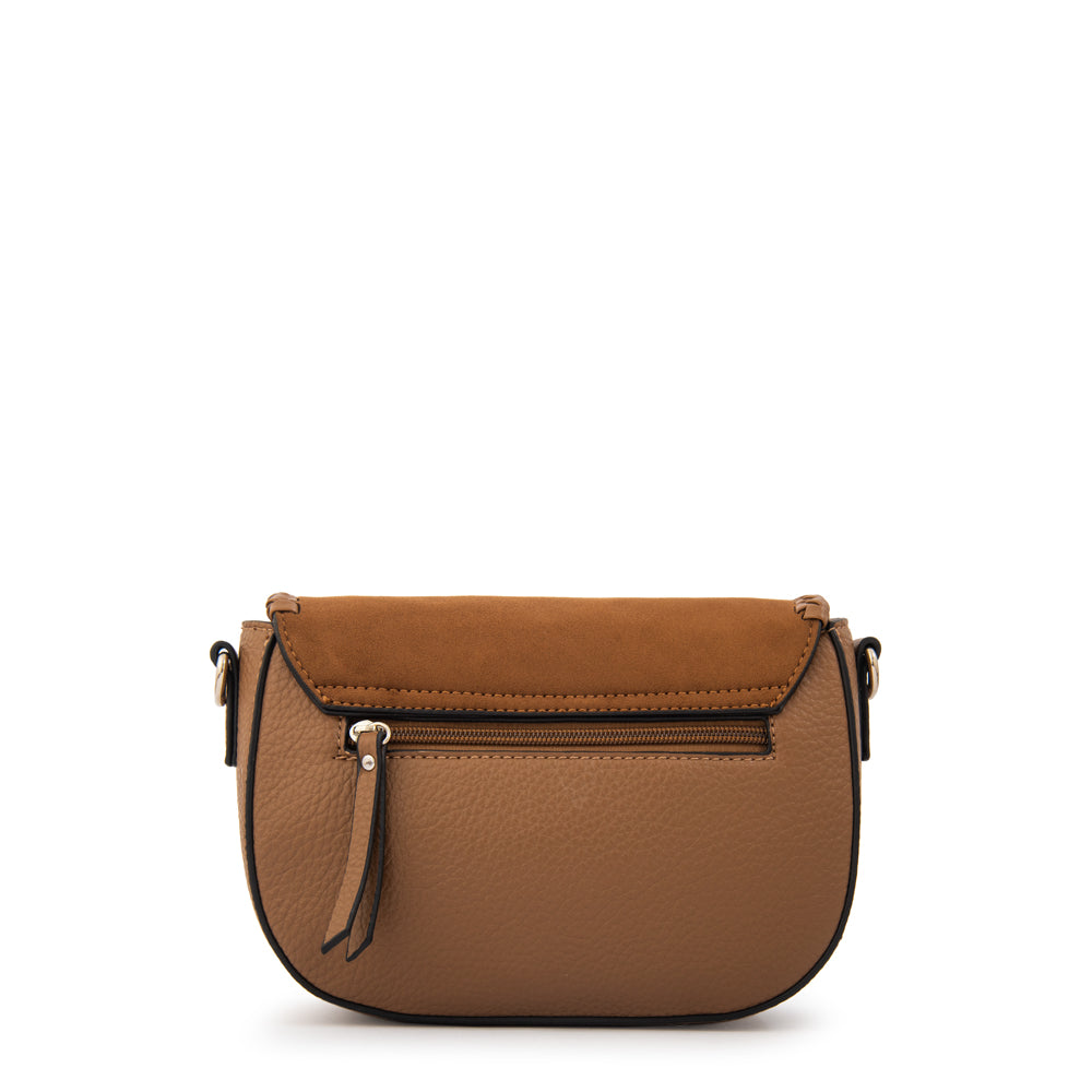 Crossbody Sarina Gamuzado Café