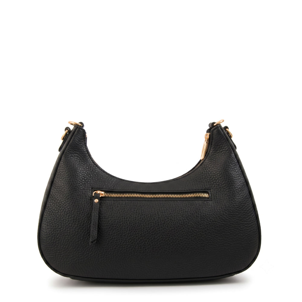 Cartera Oval Angela Negro