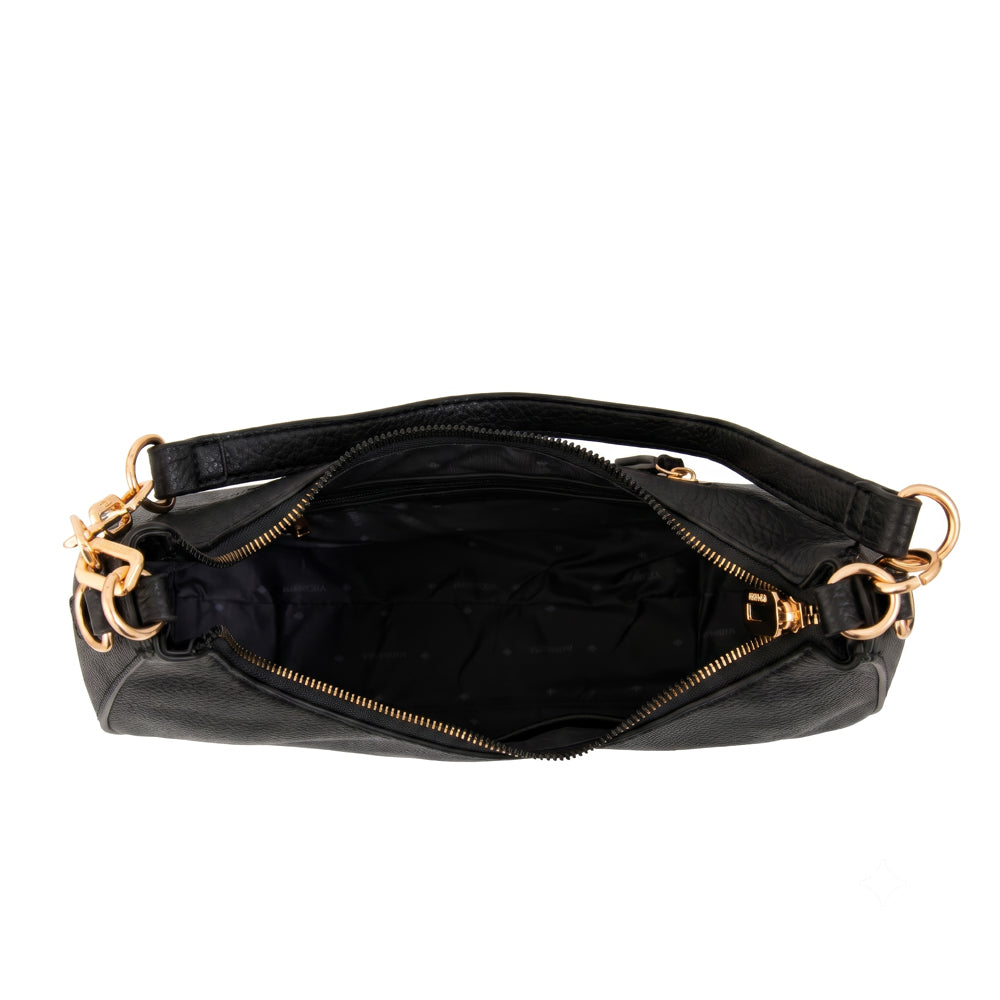 Cartera Oval Angela Negro