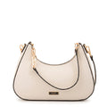 Cartera Oval Angela Blanco Crudo