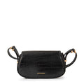 Crossbody Fanny Croco Negro