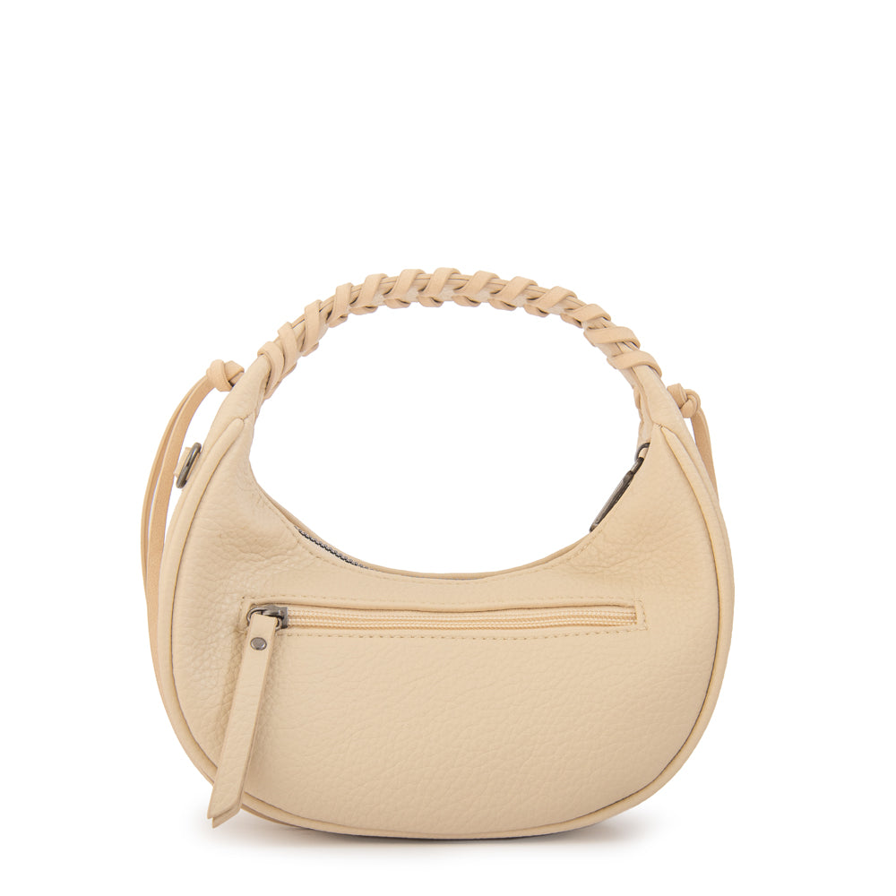 Cartera Oval Musa Blanco Crudo
