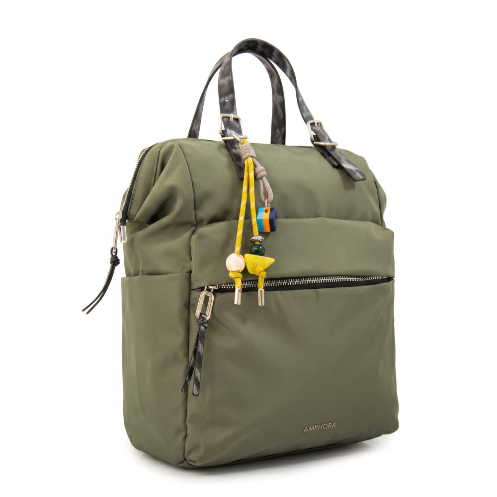 Mochila Lily Nylon Verde Oliva