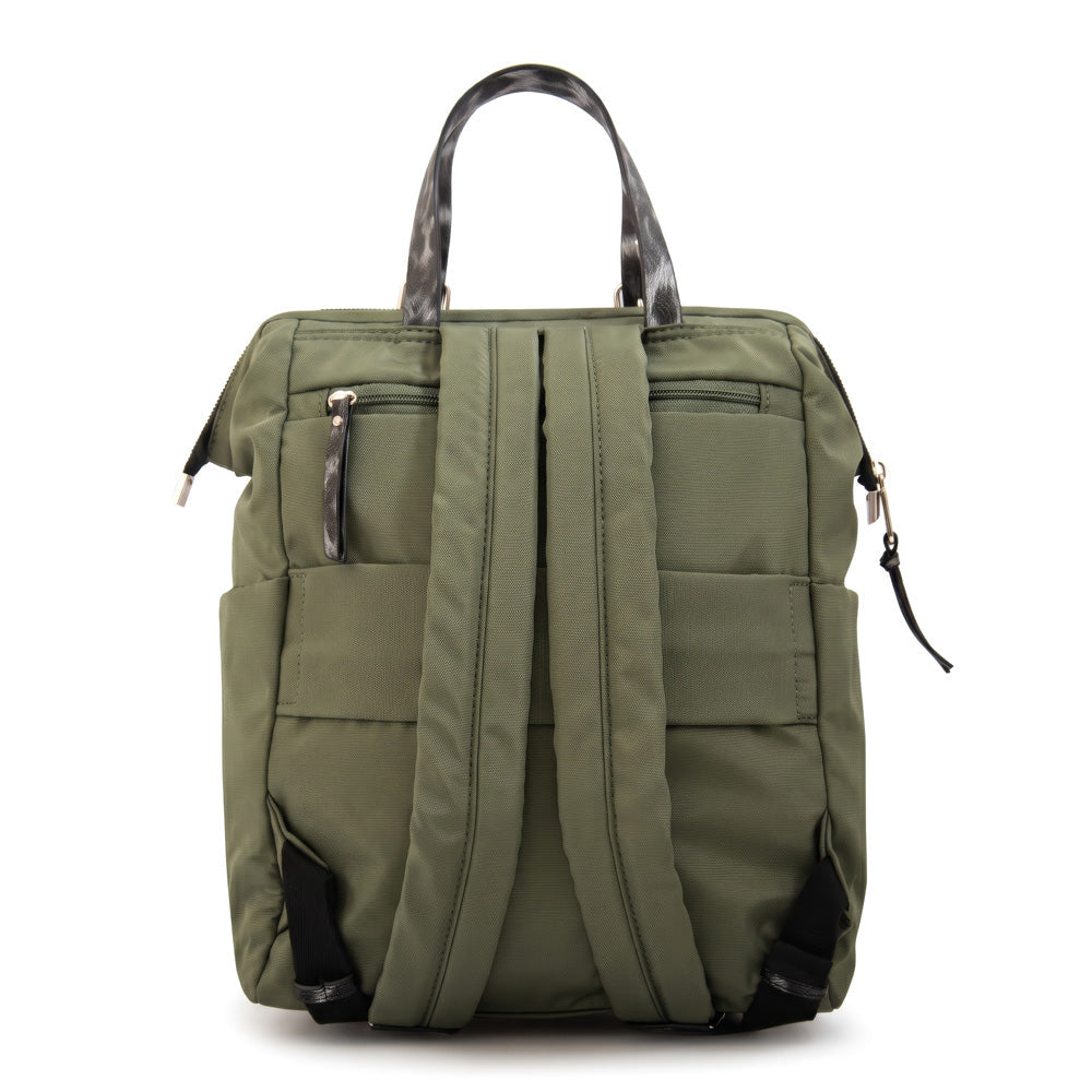 Mochila Lily Nylon Verde Oliva