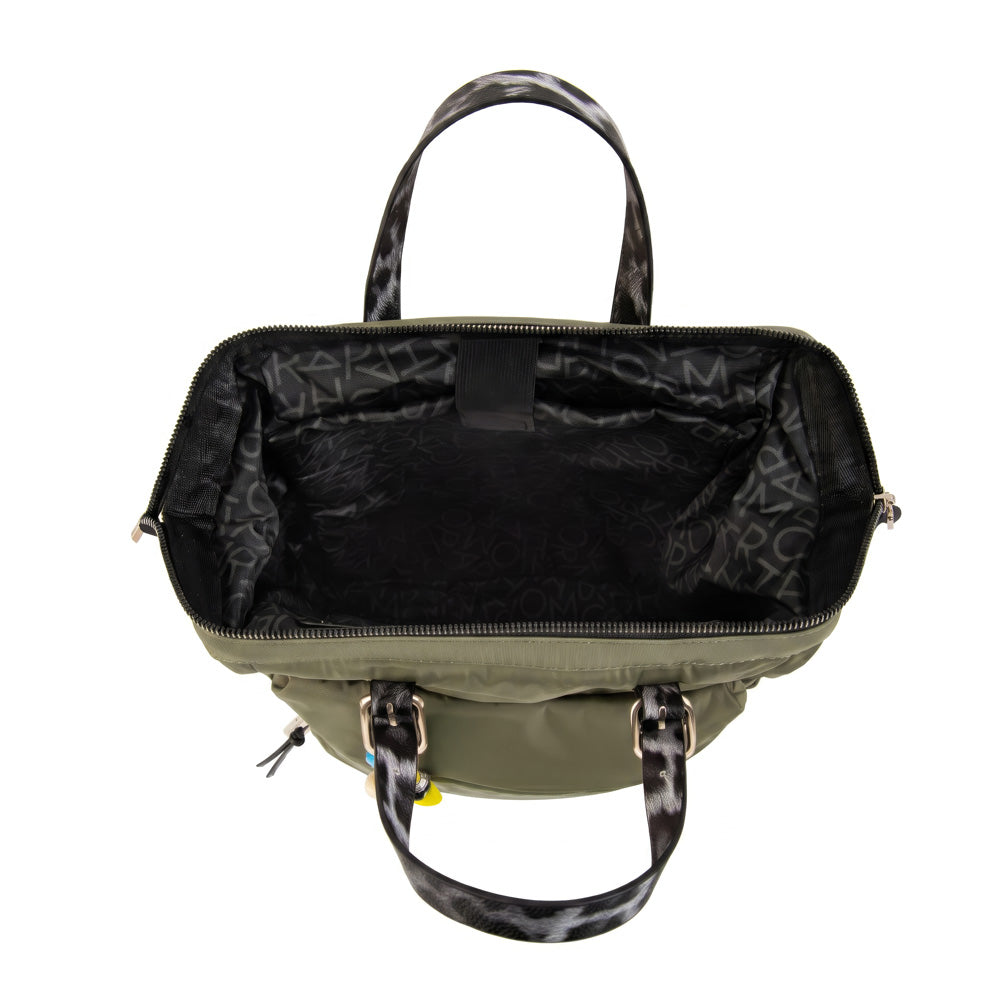 Mochila Lily Nylon Verde Oliva
