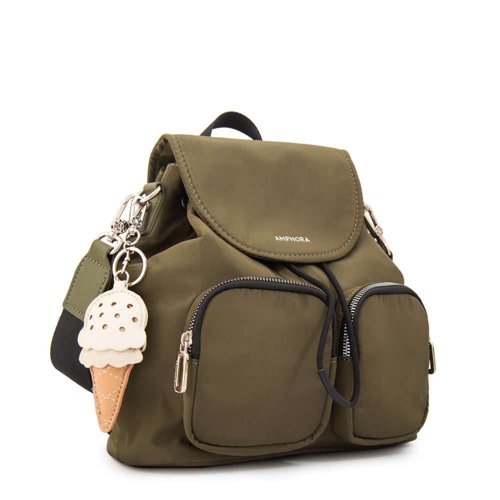 Mochila Gelatto Nylon Verde Oliva