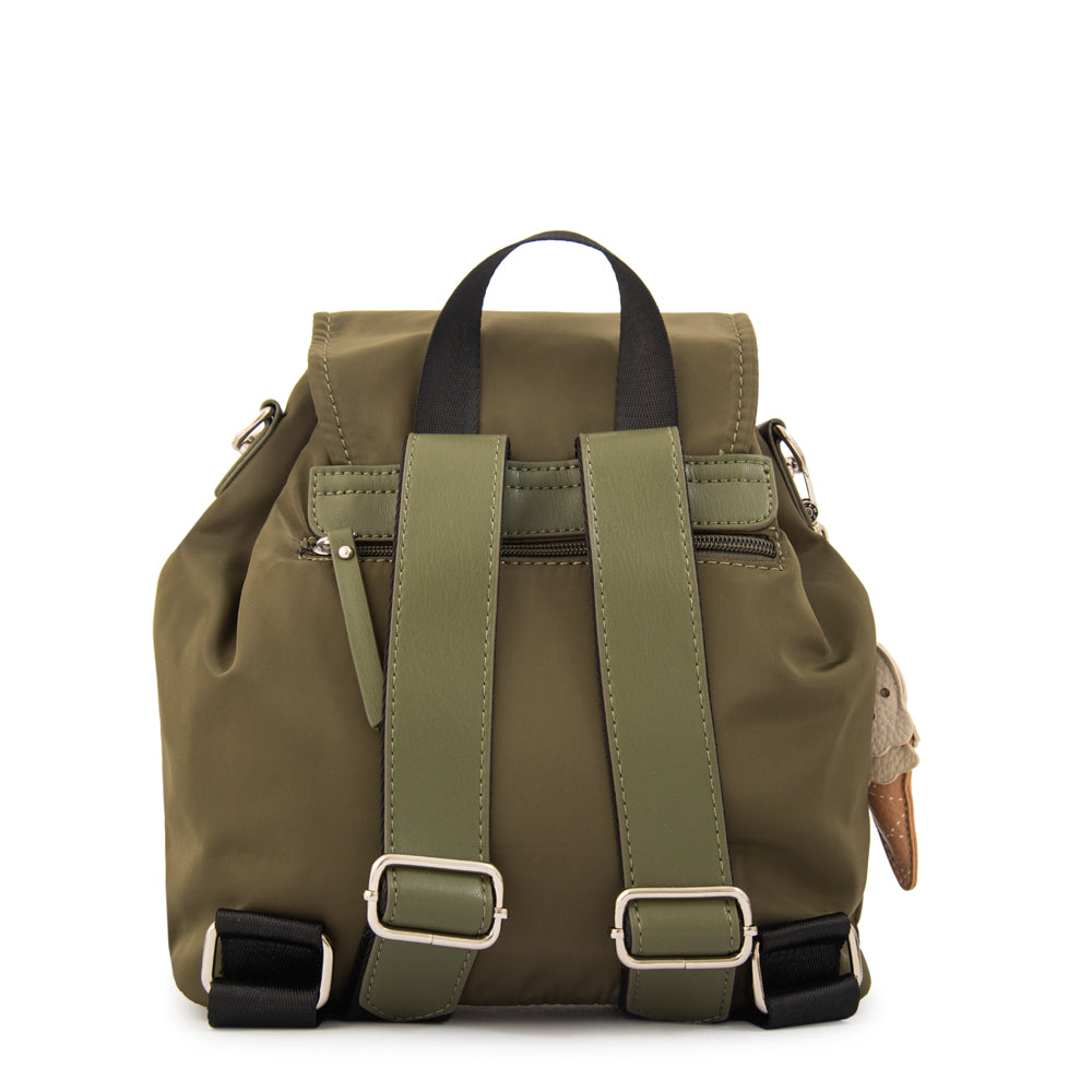 Mochila Gelatto Nylon Verde Oliva