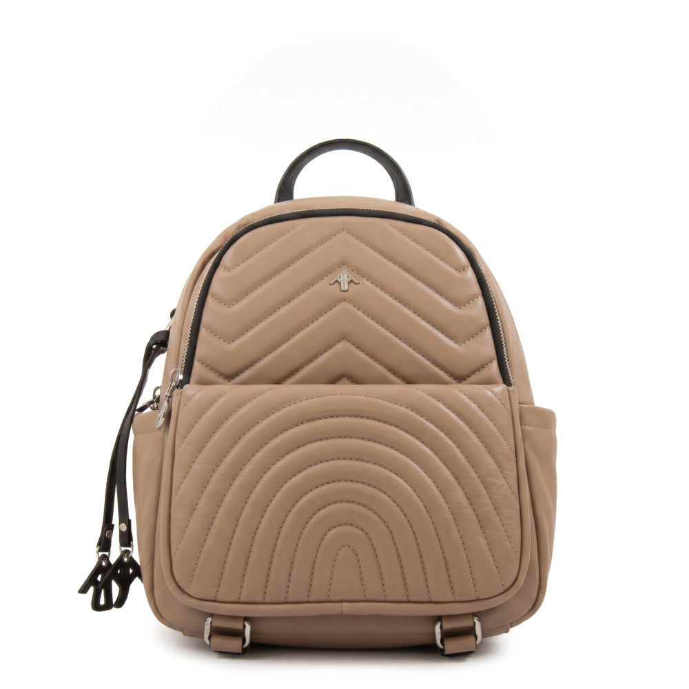 Mochila Georgia Liso Beige Oscuro
