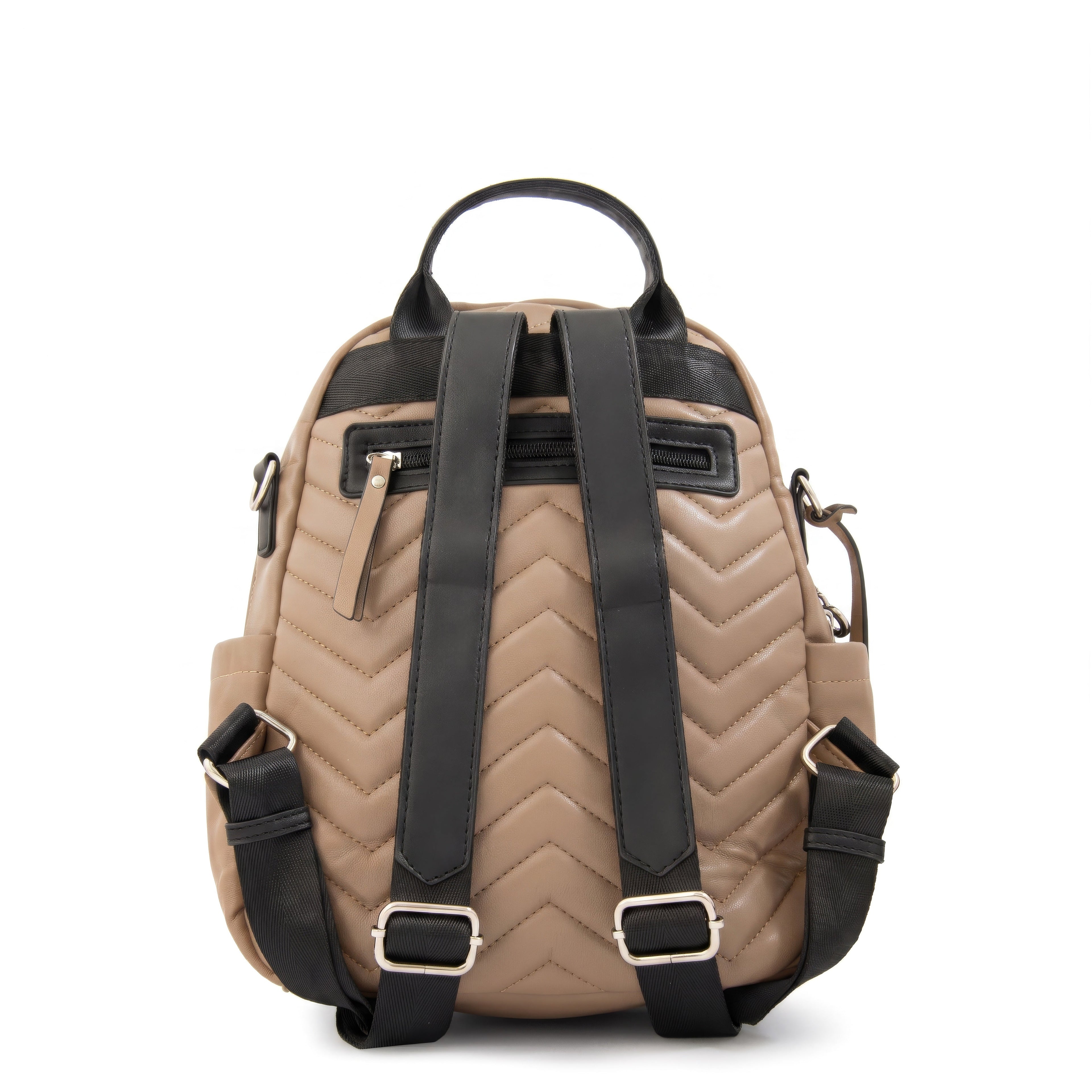 Mochila Georgia Liso Beige Oscuro