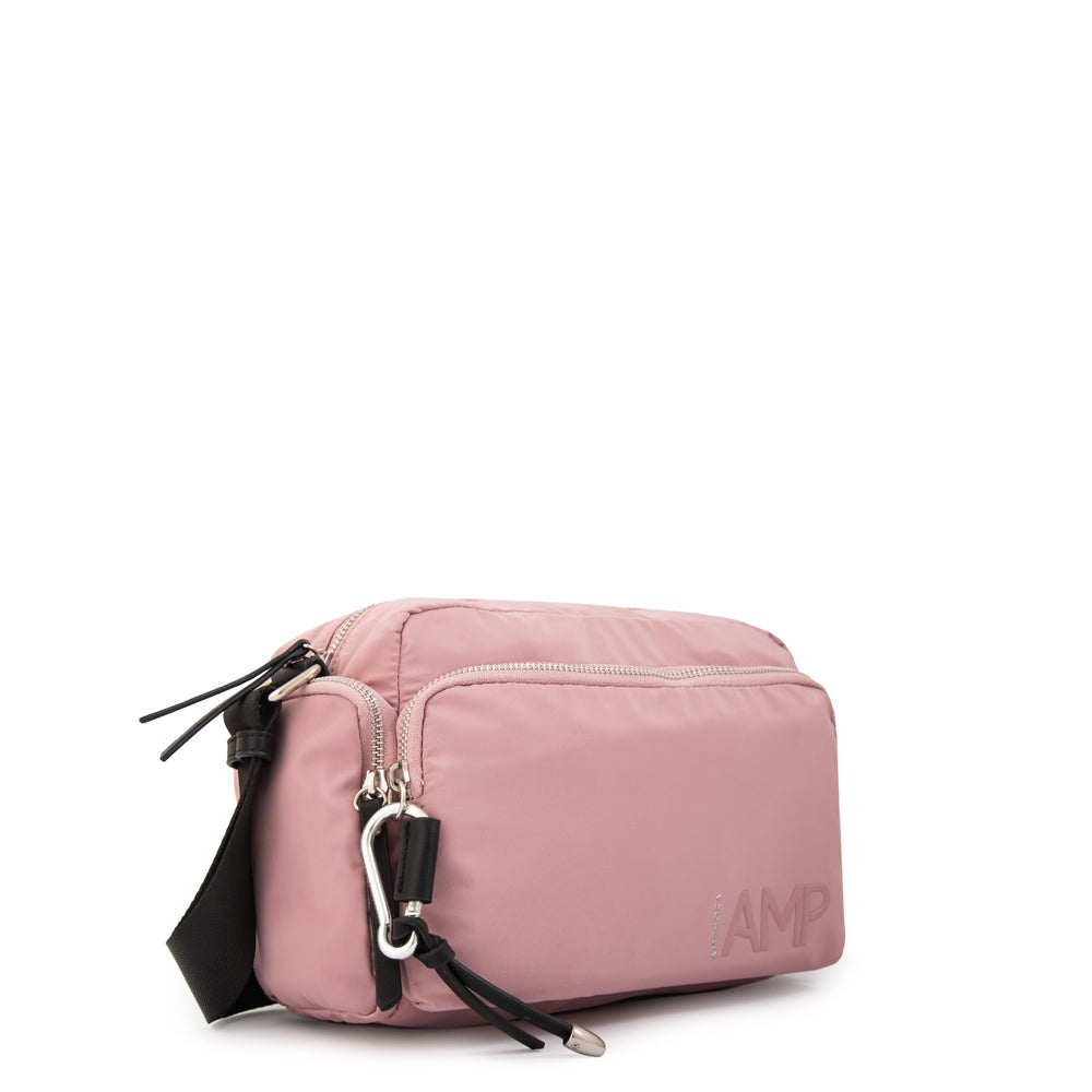 Crossbody Oblina Nylon Rosado