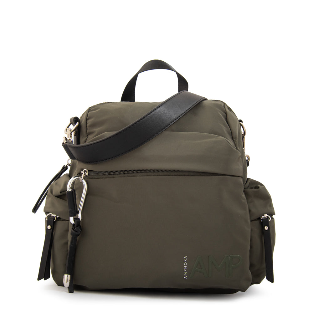 Mochila Oblina Nylon Verde Oliva