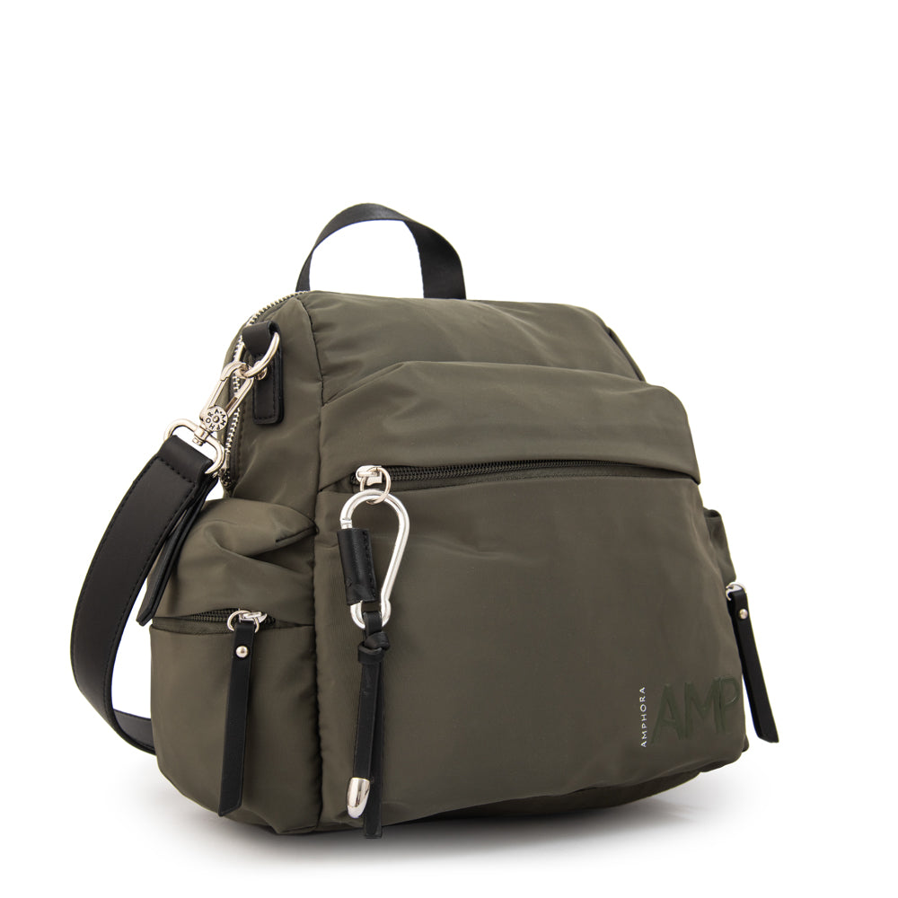 Mochila Oblina Nylon Verde Oliva