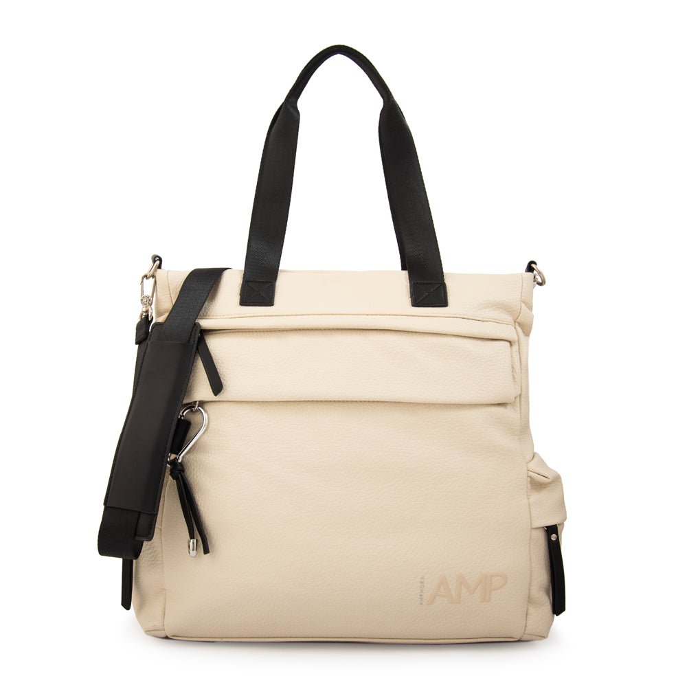 Cartera Dos Asas Portalaptop Oblina Blanco Crudo