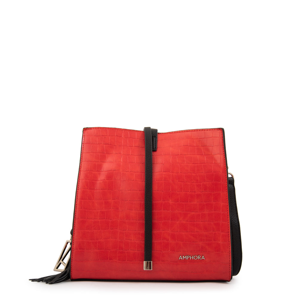 Crossbody Allure Rojo Oscuro