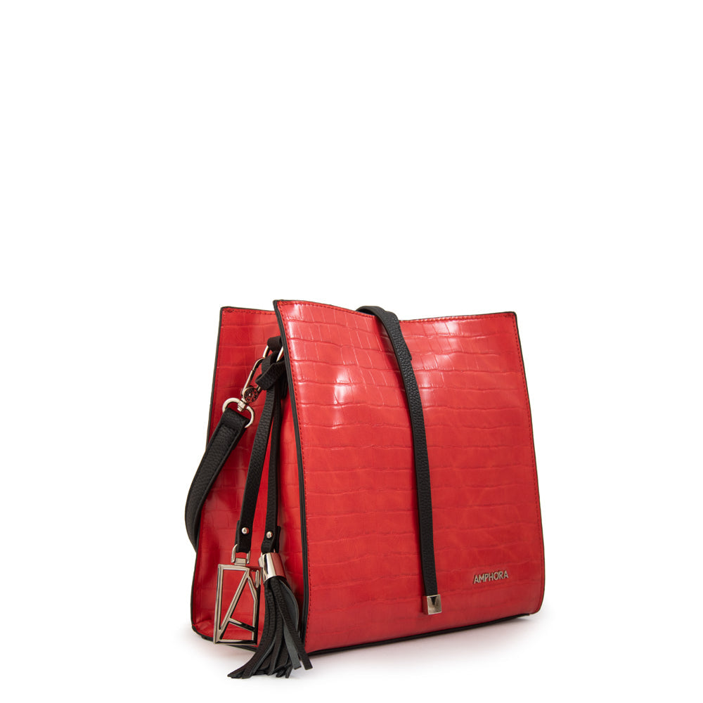 Crossbody Allure Rojo Oscuro
