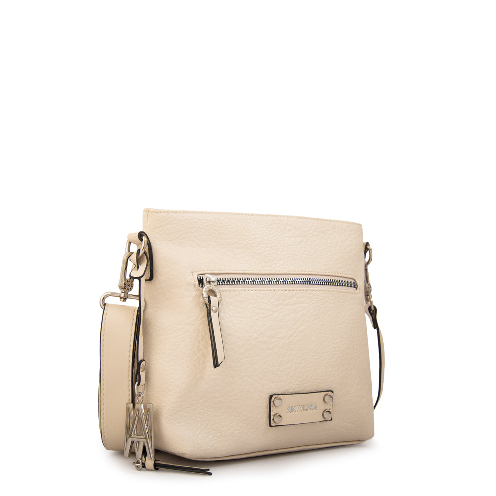 Crossbody Donatela Blanco Crudo