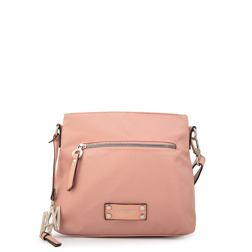 Crossbody Donatela Nylon Rosado