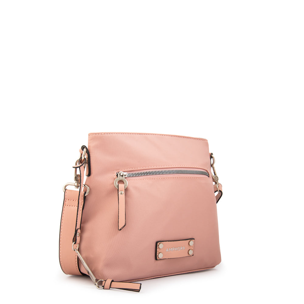 Crossbody Donatela Nylon Rosado