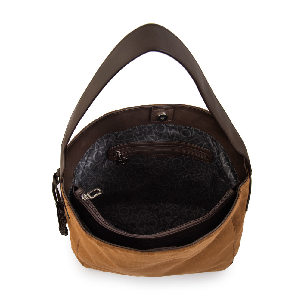 Cartera Corte Recto Casimira Camel
